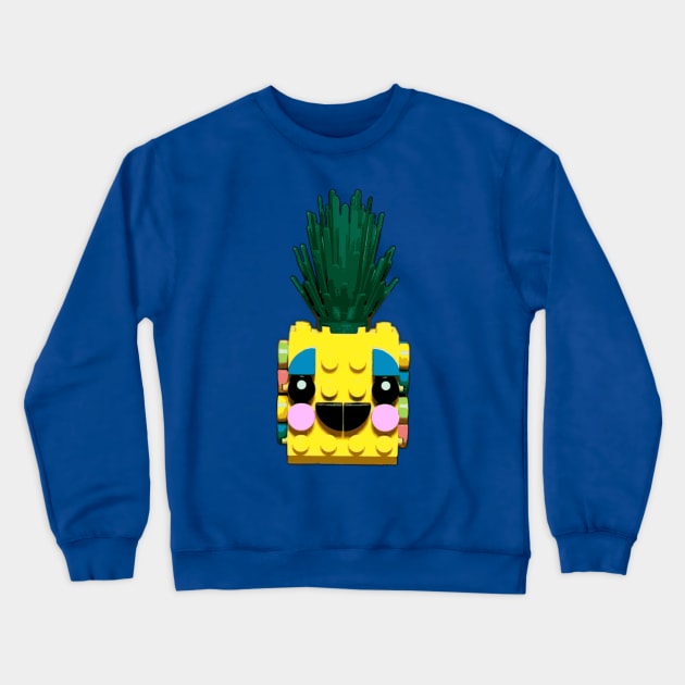 Brick Creations - Pineapple Crewneck Sweatshirt by druscilla13